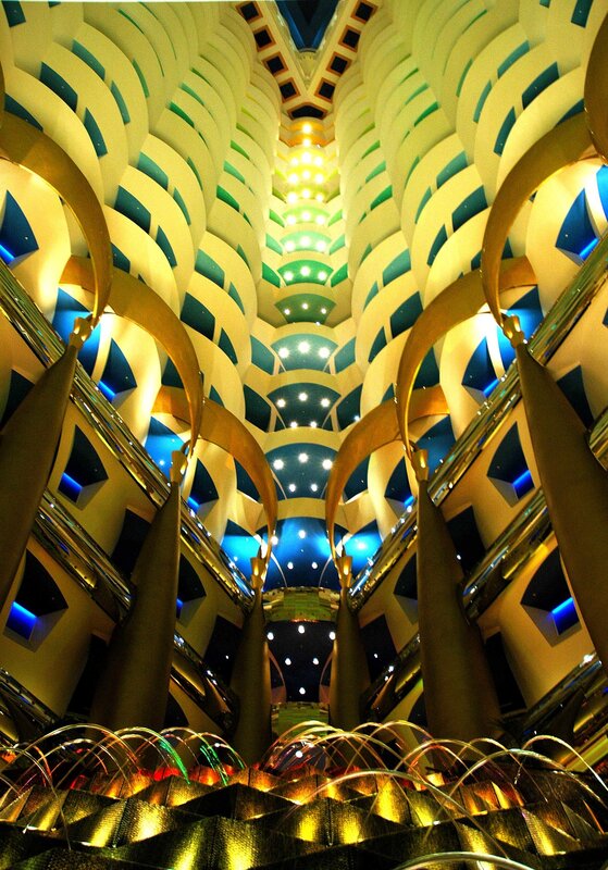 Burj Al Arab atrium interior