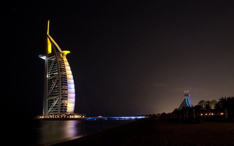 Burj Al Arab Hotel — Black, Serene