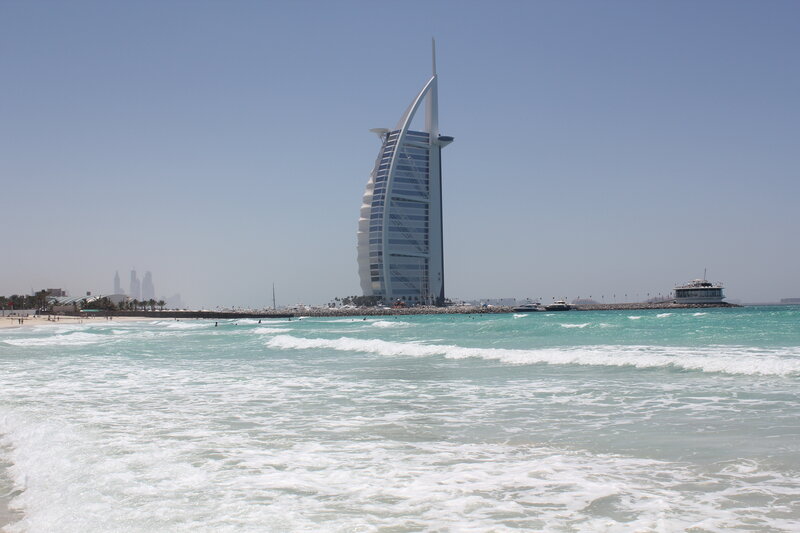 Burj Al Arab Hotel — Blue, Calm