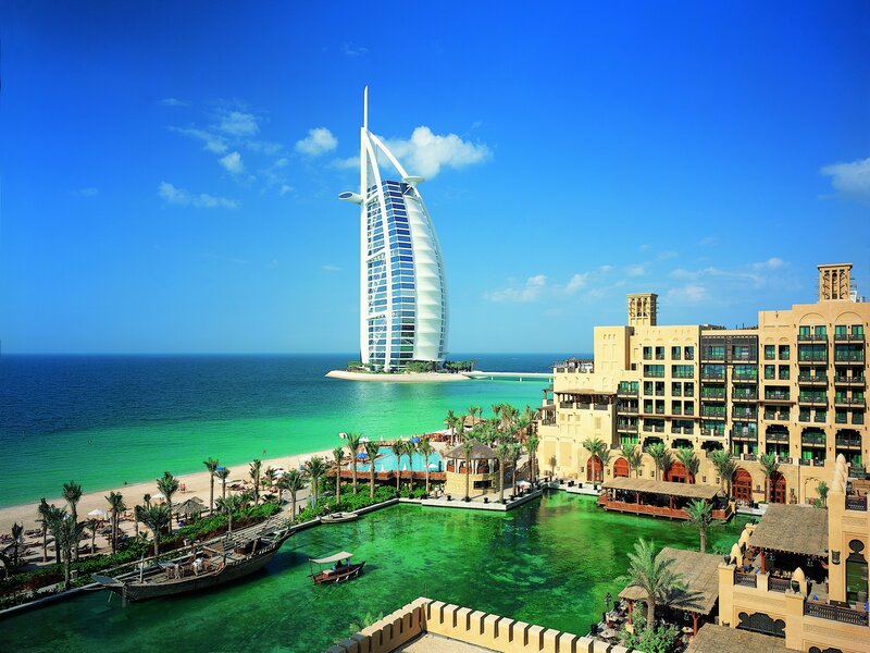 Burj Al Arab Hotel — Blue, Serene