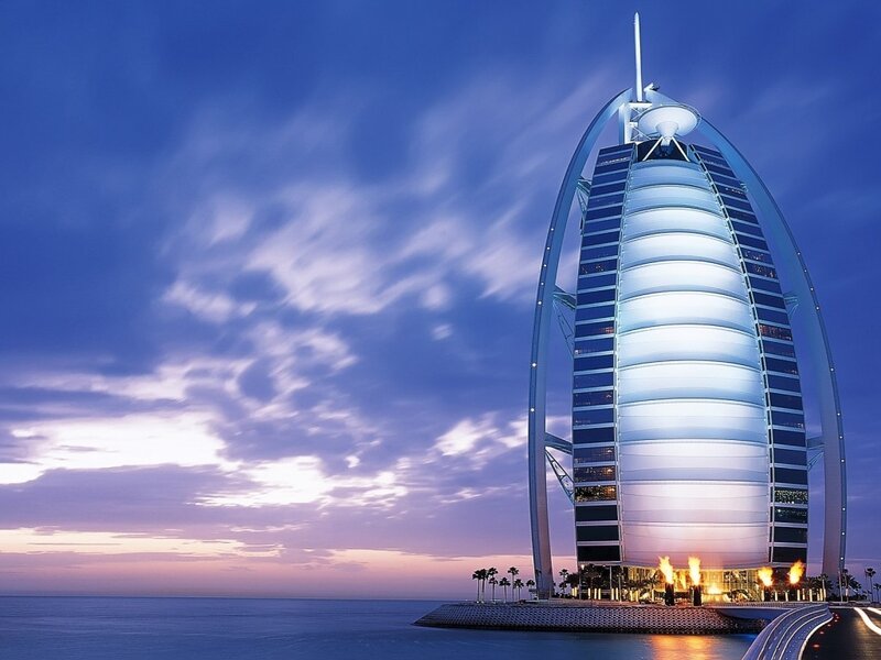 Burj Al Arab Hotel — Blue
