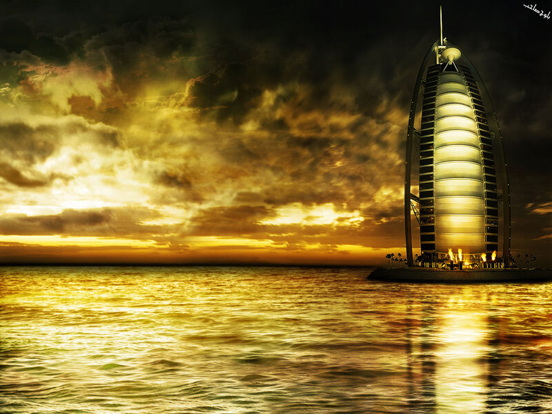 Burj Al Arab Hotel — Gold