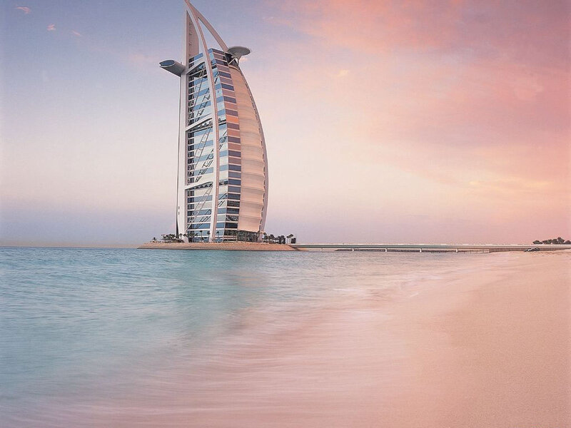 Burj Al Arab Hotel — Pink