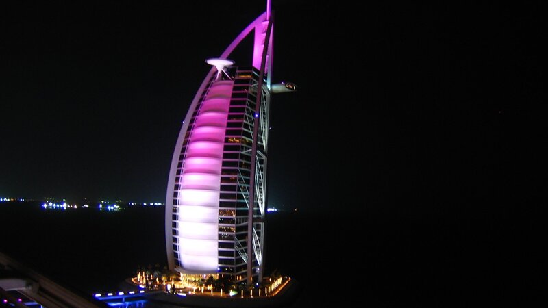 Burj Al Arab Hotel — Purple