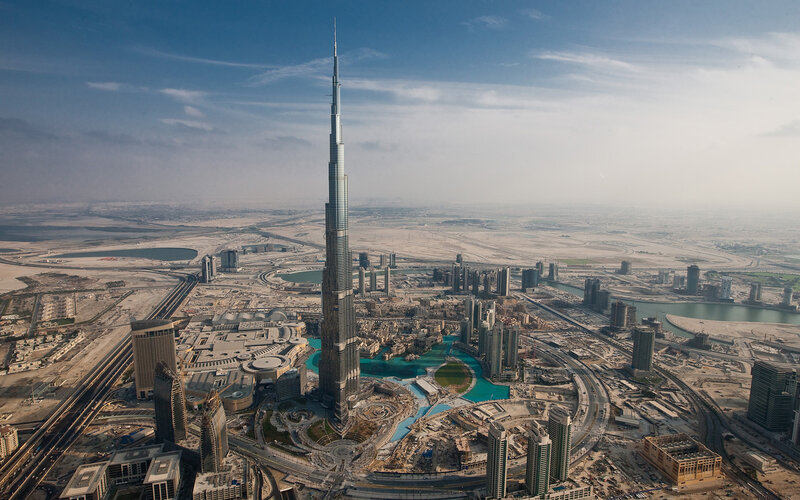 Burj Khalifa and Dubai skyline