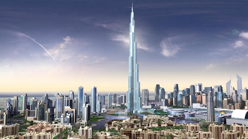 Burj Khalifa and Dubai skyline