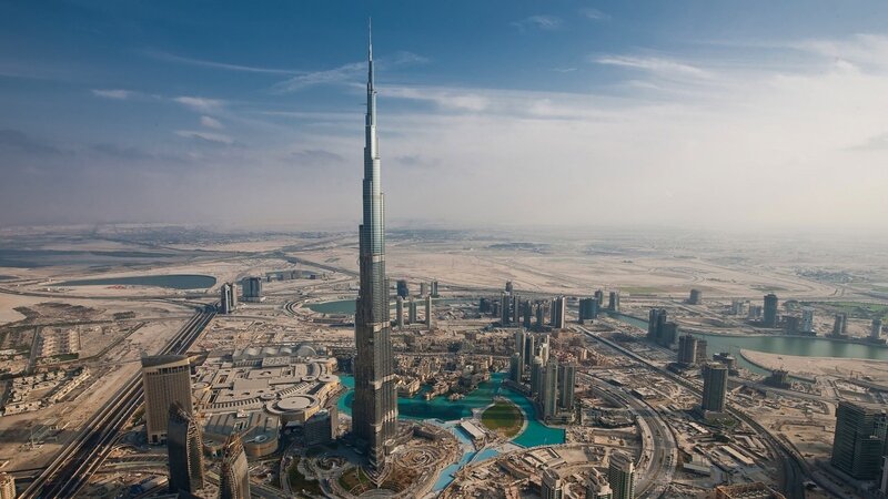 Burj Khalifa and Dubai skyline