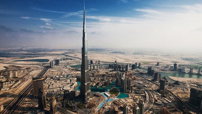 Burj Khalifa and Dubai skyline