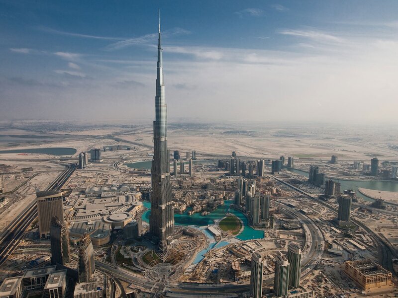 Burj Khalifa and Dubai skyline