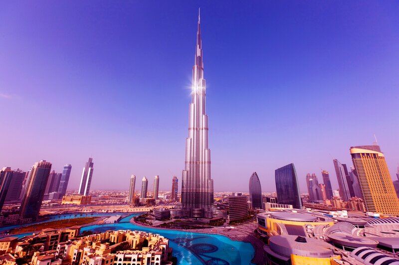 Burj Khalifa and Dubai skyline