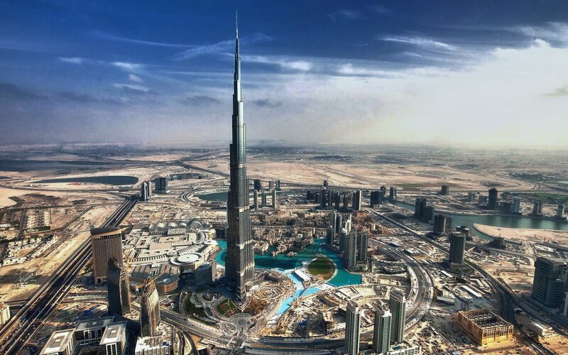 Burj Khalifa and Dubai skyline