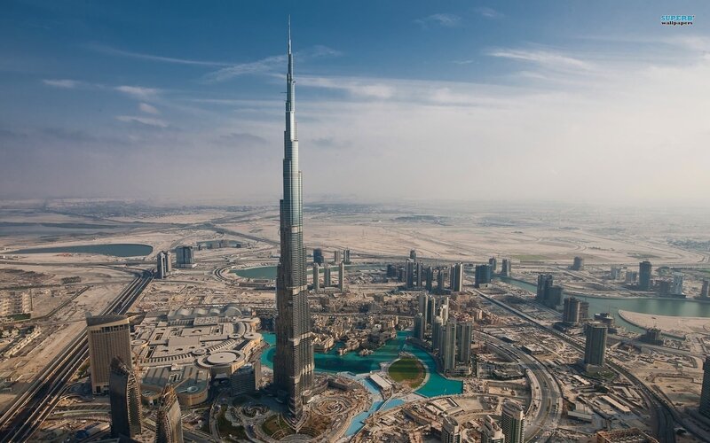 Burj Khalifa and Dubai skyline