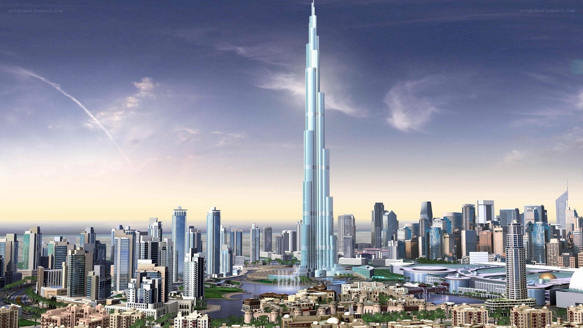Burj Khalifa and Dubai skyline