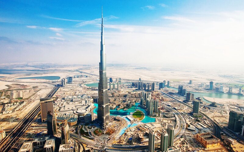 Burj Khalifa and Dubai skyline
