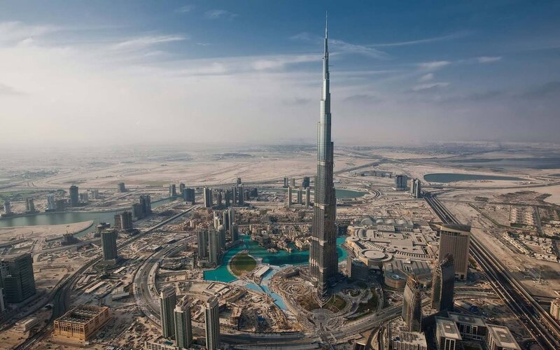 Burj Khalifa and Dubai skyline