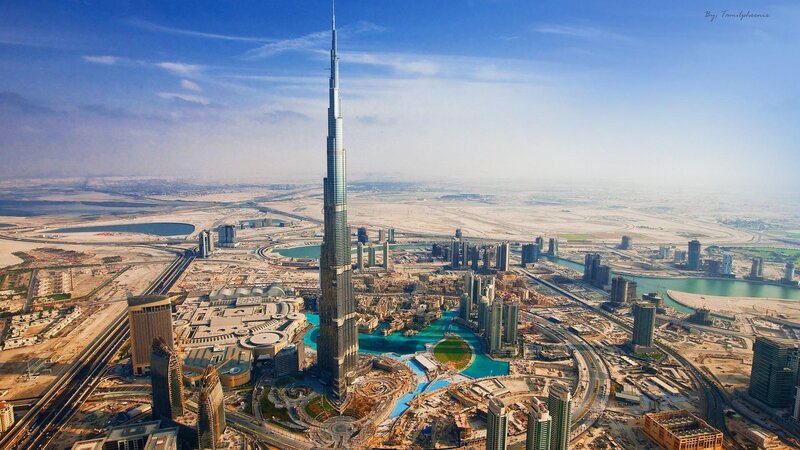 Burj Khalifa and Dubai skyline