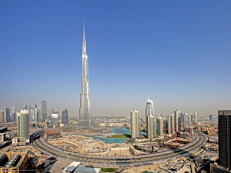 Burj Khalifa and Dubai skyline