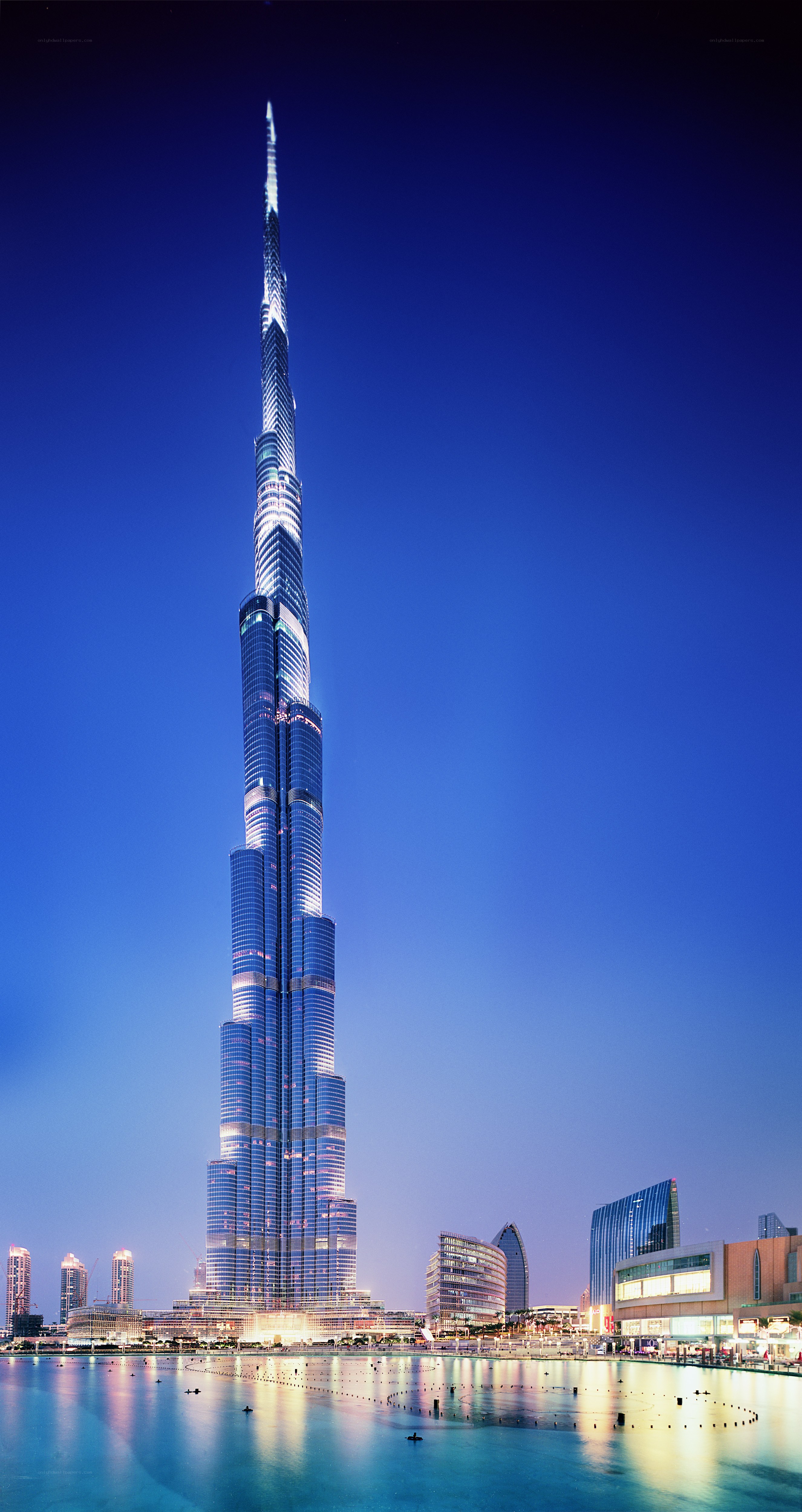 Burj Khalifa at night