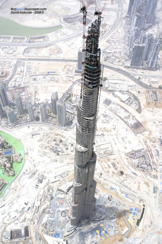 Burj Khalifa Construction — Gray
