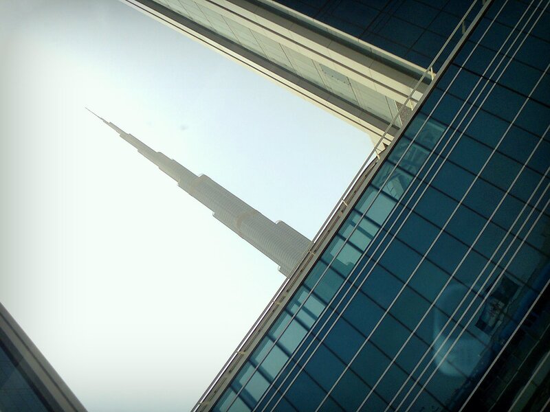 Burj Khalifa Tower — Blue, Dramatic, Afternoon