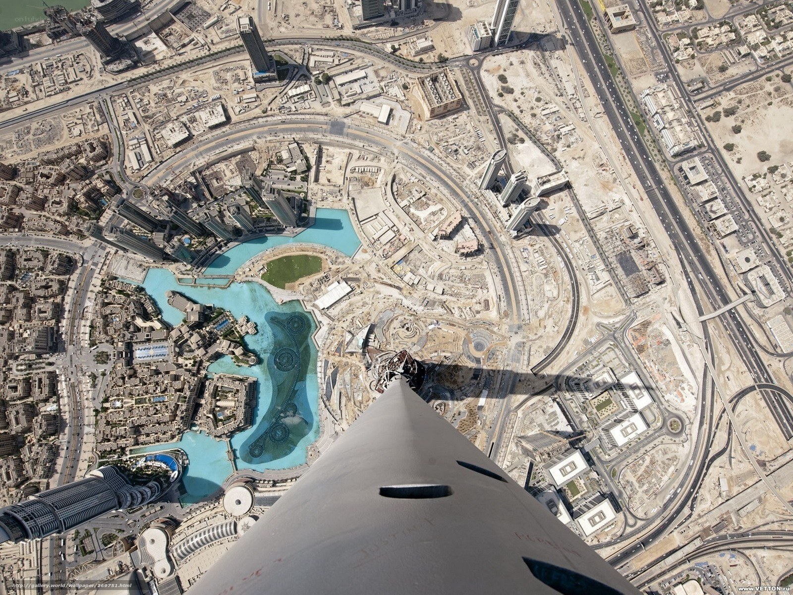 Burj Khalifa view from top
