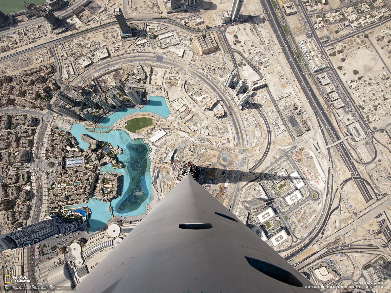 Burj Khalifa view from top