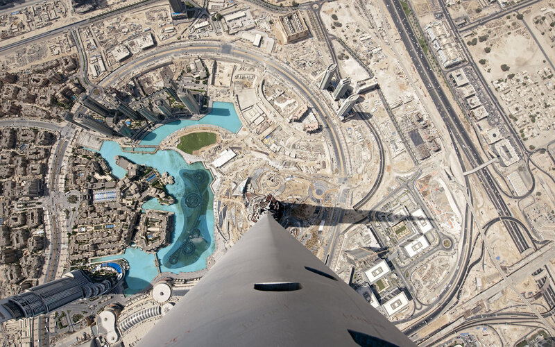 Burj Khalifa View — Gray