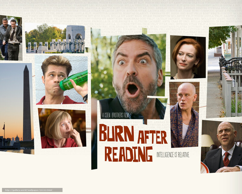 Burn After Reading movie collage