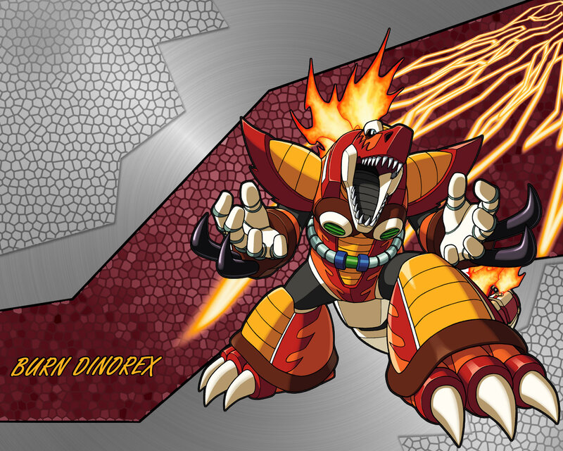 Burn Dinorex character art