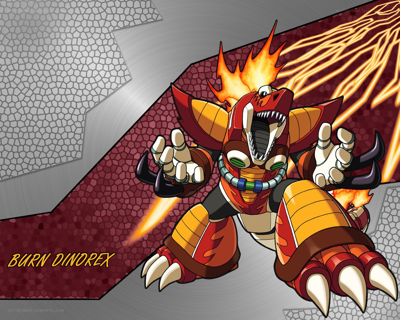 Burn Dinorex character art