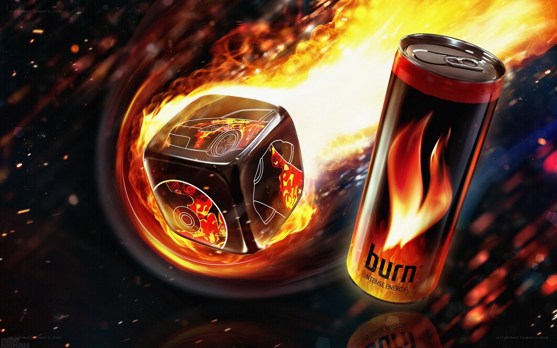 Burn energy drink ad