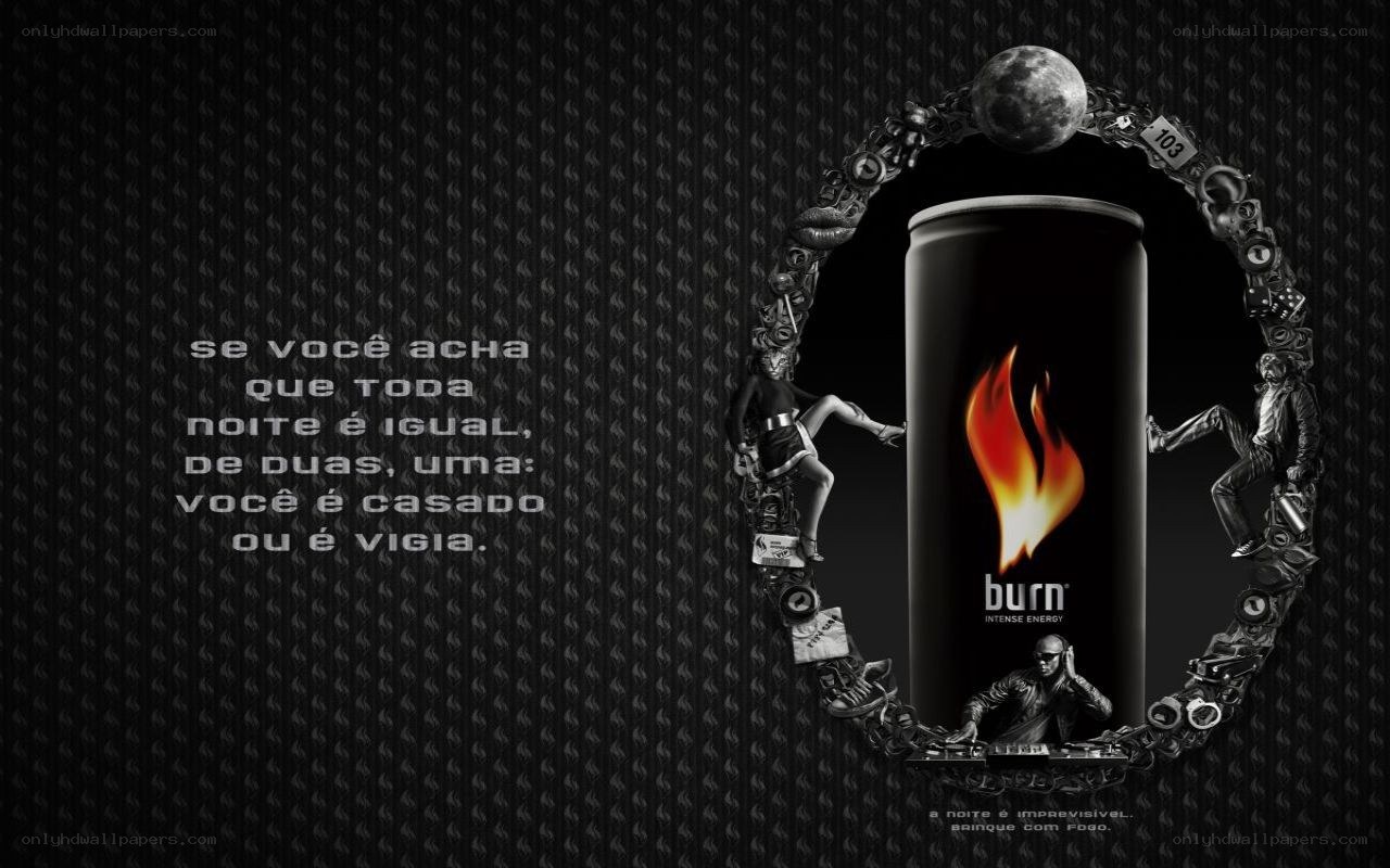 Burn energy drink ad