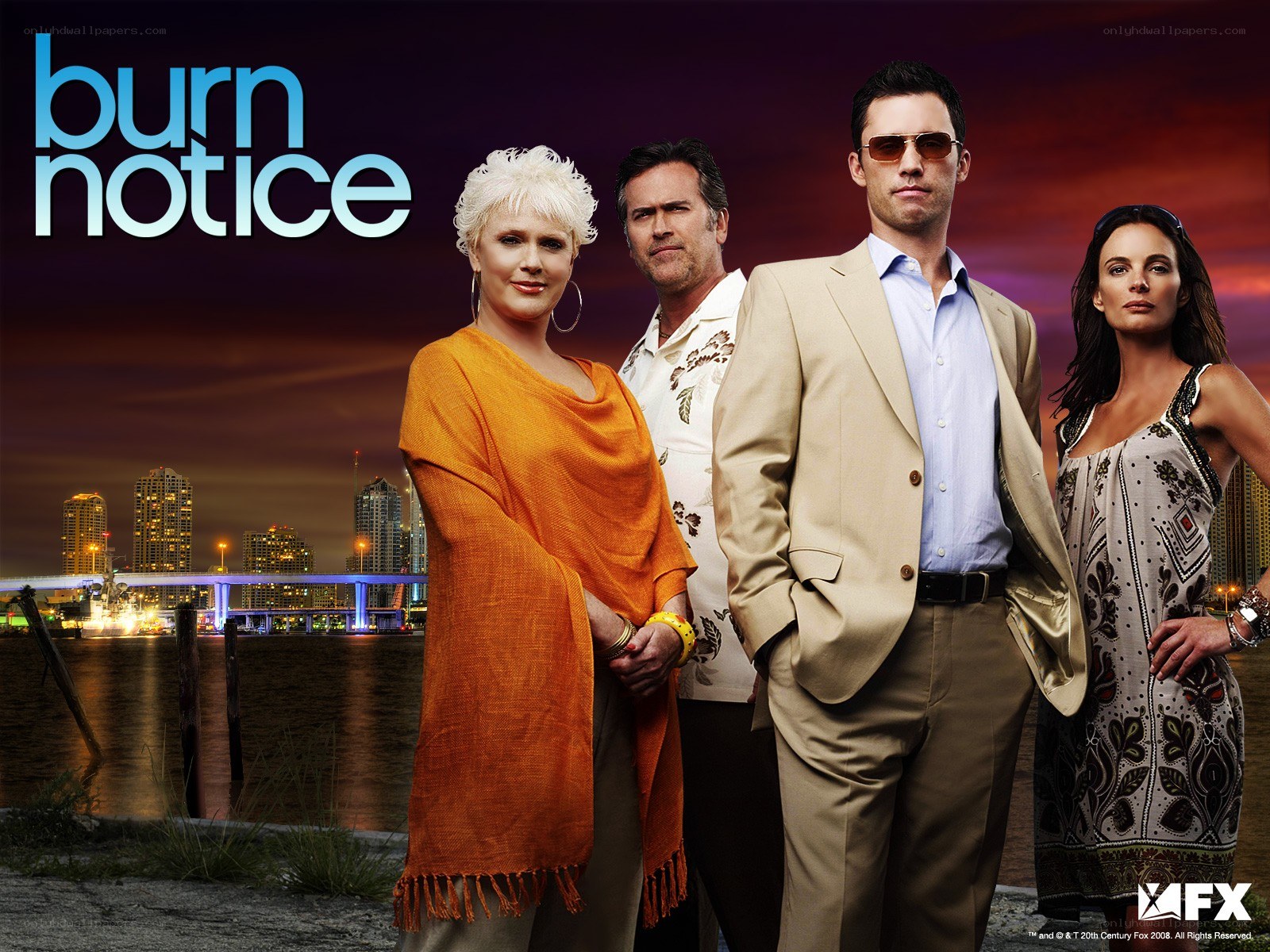 Burn Notice cast poster
