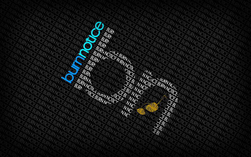 Burn Notice logo design