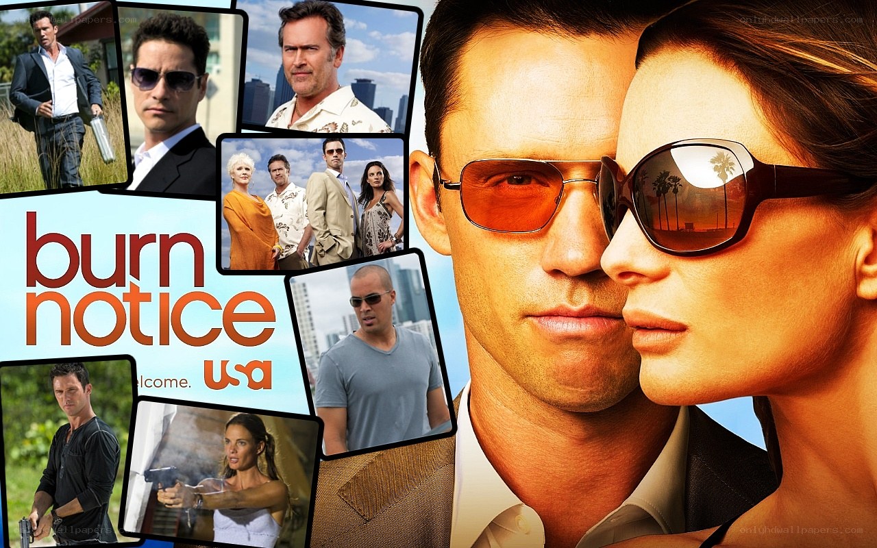 Burn Notice promotional collage