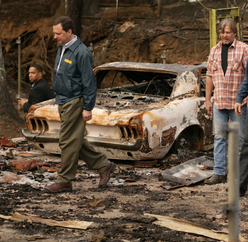 Burned Car Wreckage