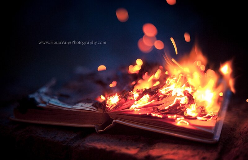 Burning Book — Orange