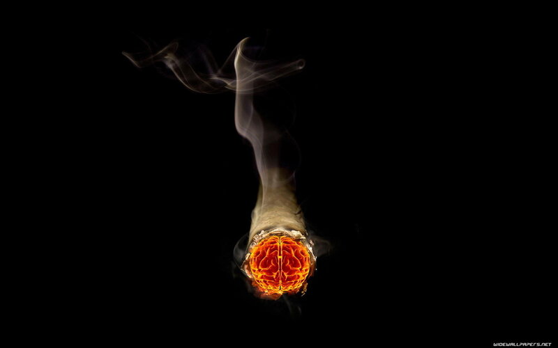 burning brain cigarette