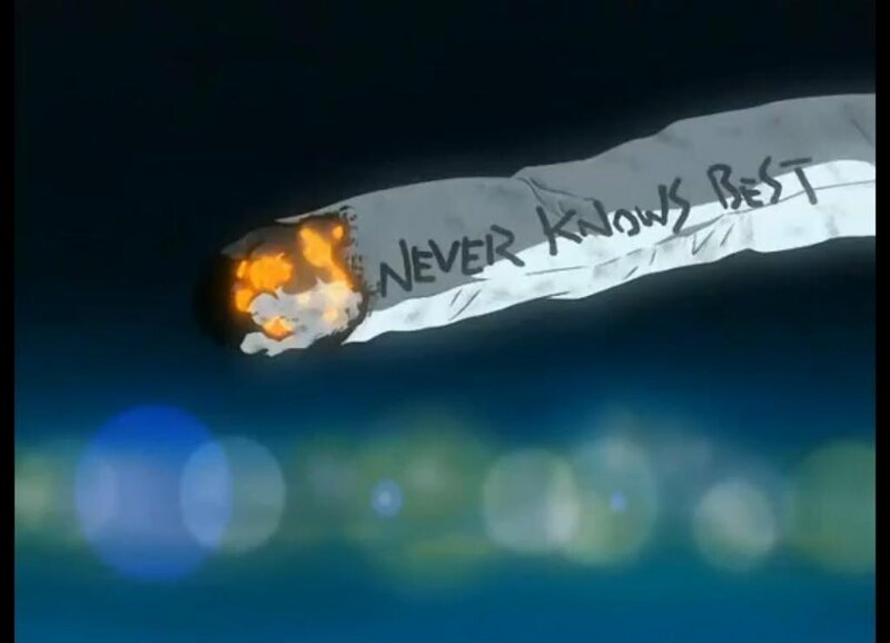 burning cigarette with text