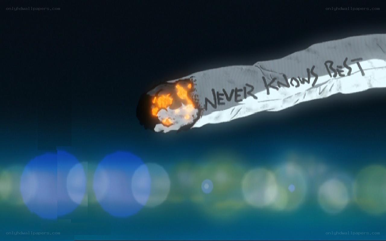 burning cigarette with text