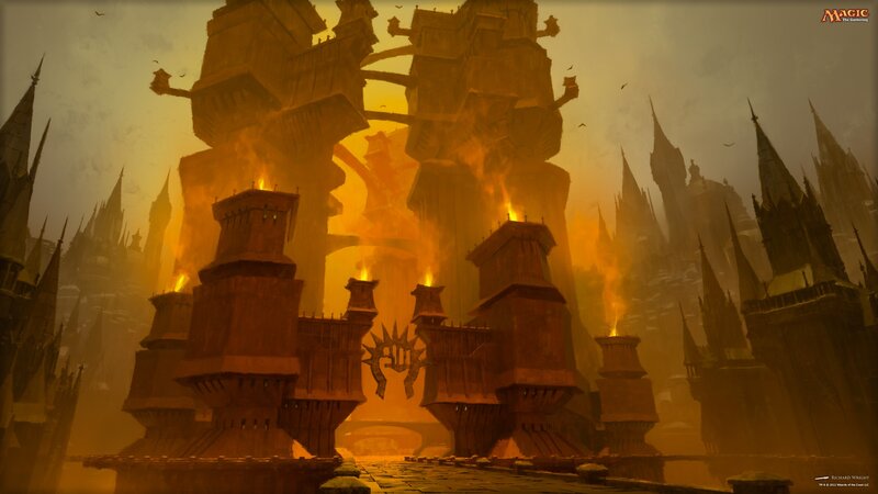 Burning City Gate