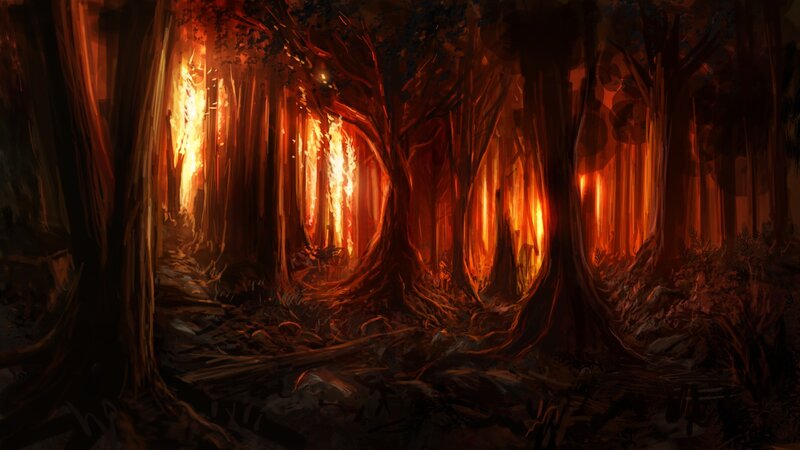Burning Forest