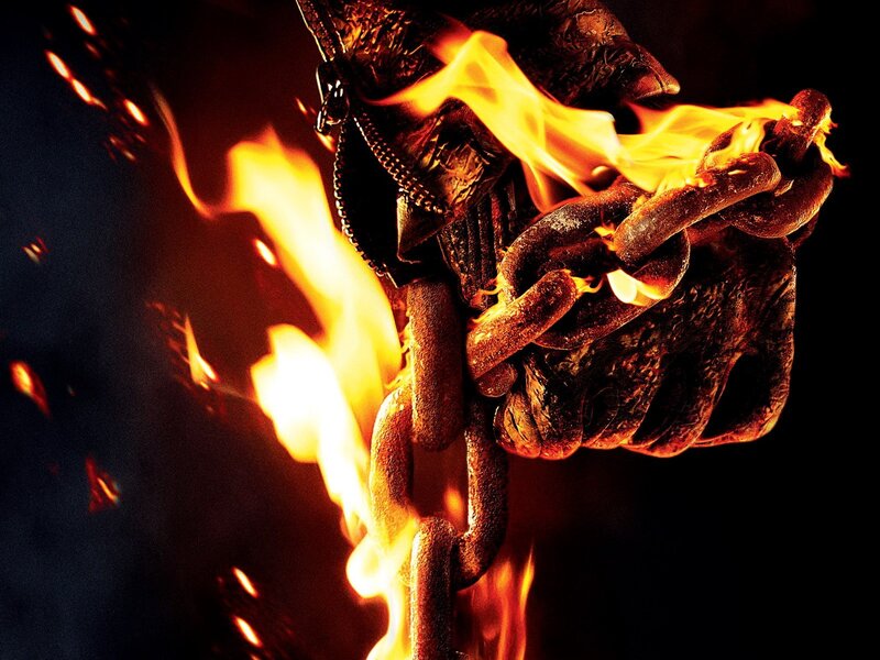 Burning Hand with Chains