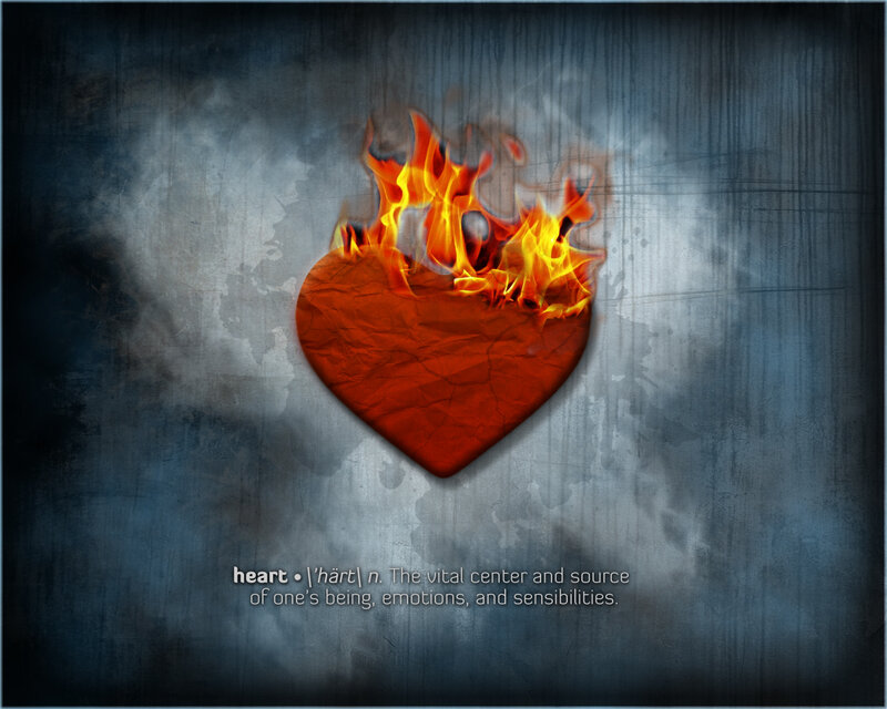 burning heart symbol