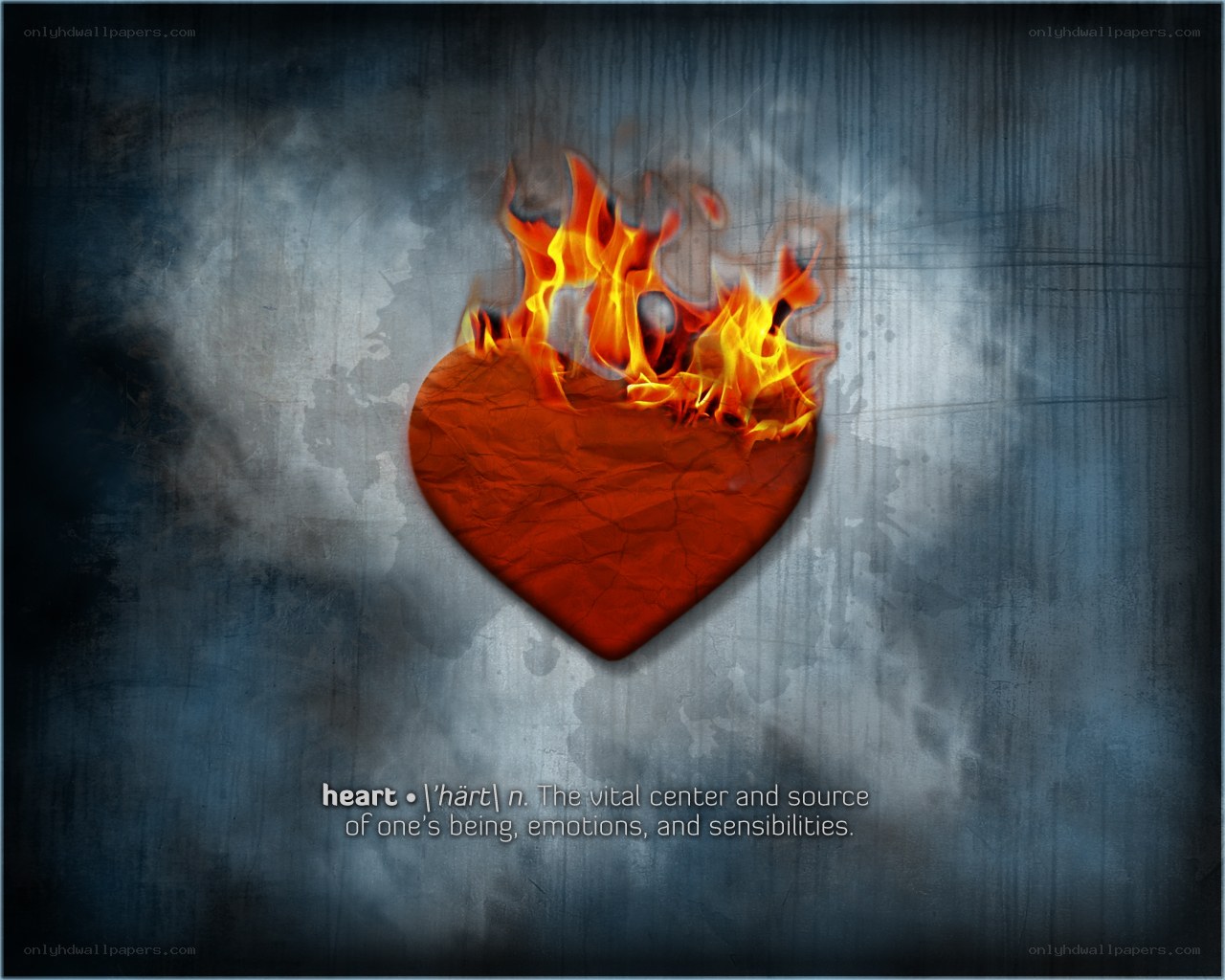 burning heart symbol