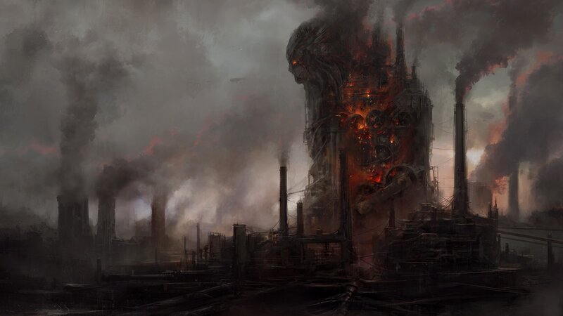 Burning Industrial Complex