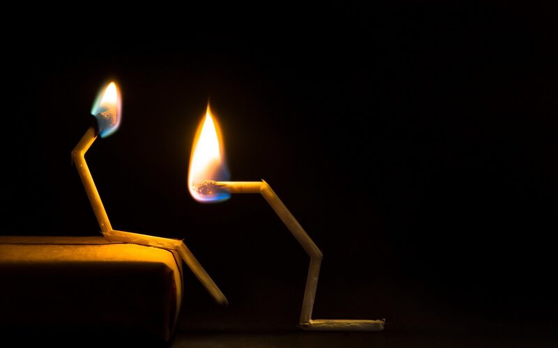 Burning Match Figures