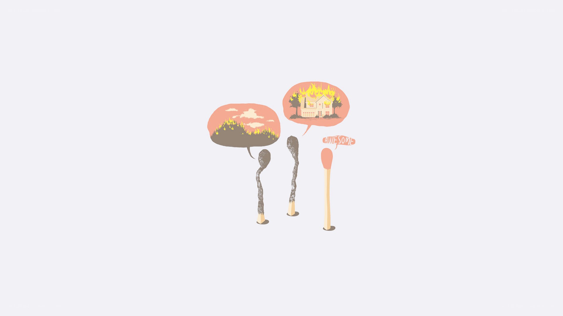 burning match illustrations