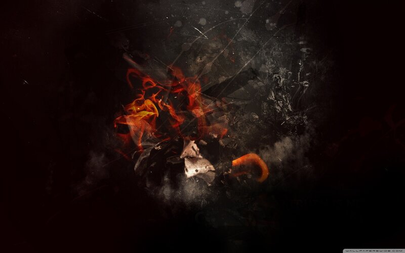 Burning Paper Debris