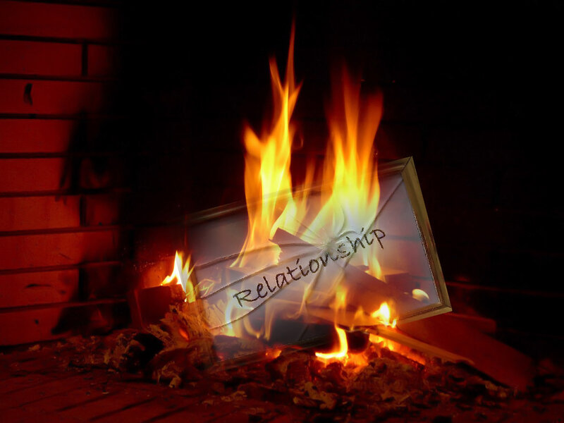 Burning Picture Frame